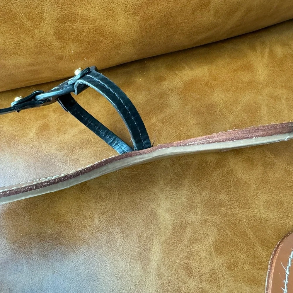 Tory Burch Black and Brown Sandals - Picture 10 of 10